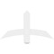 Ekena Millwork Bellingham Architectural Grade PVC Gable Bracket, 36"W x 19 1/2"H x 2"D x 4"F, 13/12 Pitch GBP036X20X0204BEL00 - alternate 2